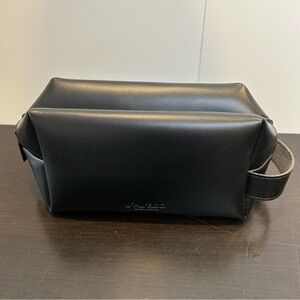 Shiseido Black Toiletry Bag Dopp Kit Travel Bag